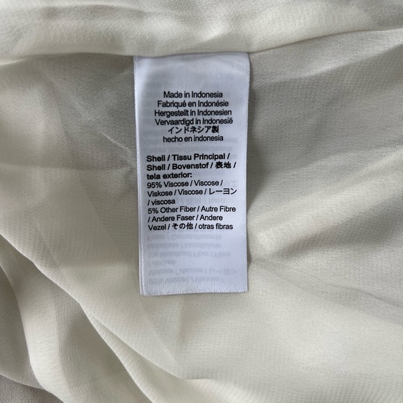 NWT J. Crew Lurex® Metallic Threads Chiffon Midi in Patchwork Print,  size 2 - Picture 11 of 12